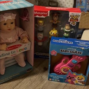 Assortment Of brand new baby toys
